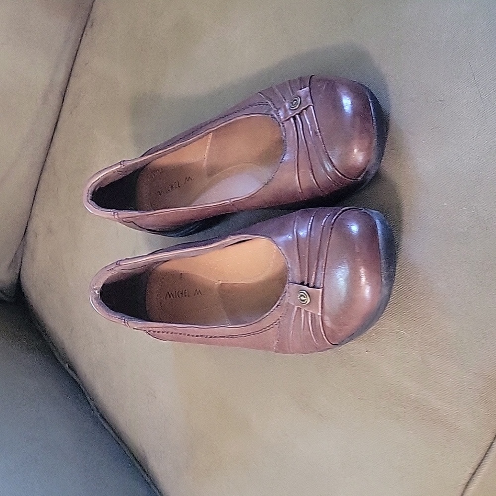 Brown leather 8.5m Michel M shoes